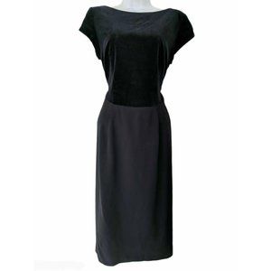 WWorth Vintage Velvet and Wool Dress Size 8